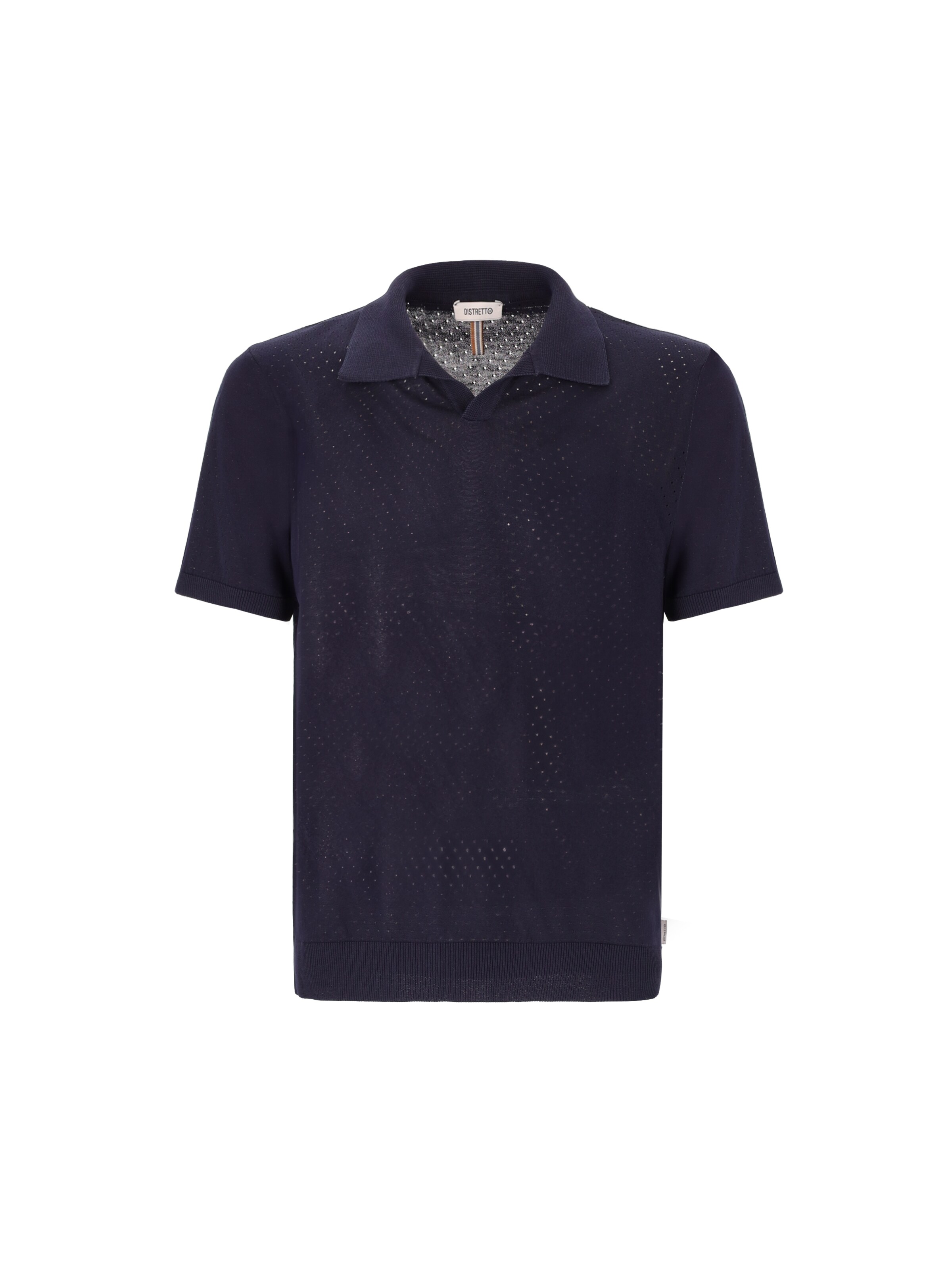 Distretto12 Poloshirt 'Carrara' in dunkelblau, Produktansicht