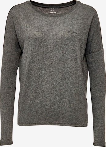 mazine Shirt ' Celeste Longsleeve ' in Grey: front