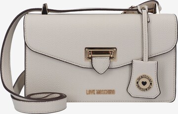 Love Moschino Crossbody Bag in White: front