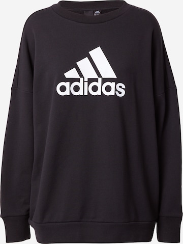 ADIDAS SPORTSWEAR Sportief sweatshirt 'Future Icons Badge Of Sport' in Zwart: voorkant