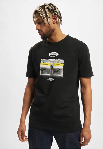 MT Upscale Shirt 'Bodega' in Zwart: voorkant