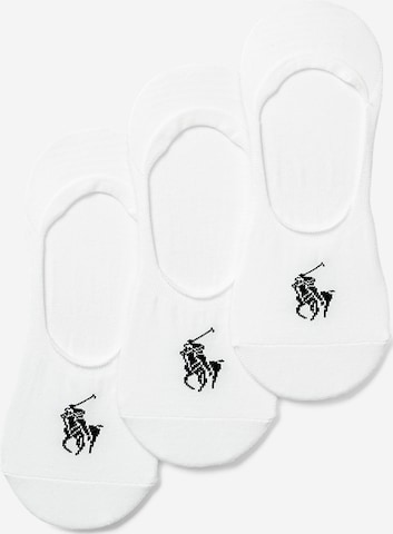 Chaussure basse Polo Ralph Lauren en blanc : devant