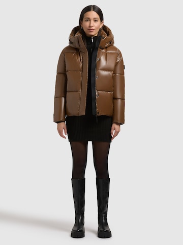 khujo Winterjacke 'DEVINA2' in Braun