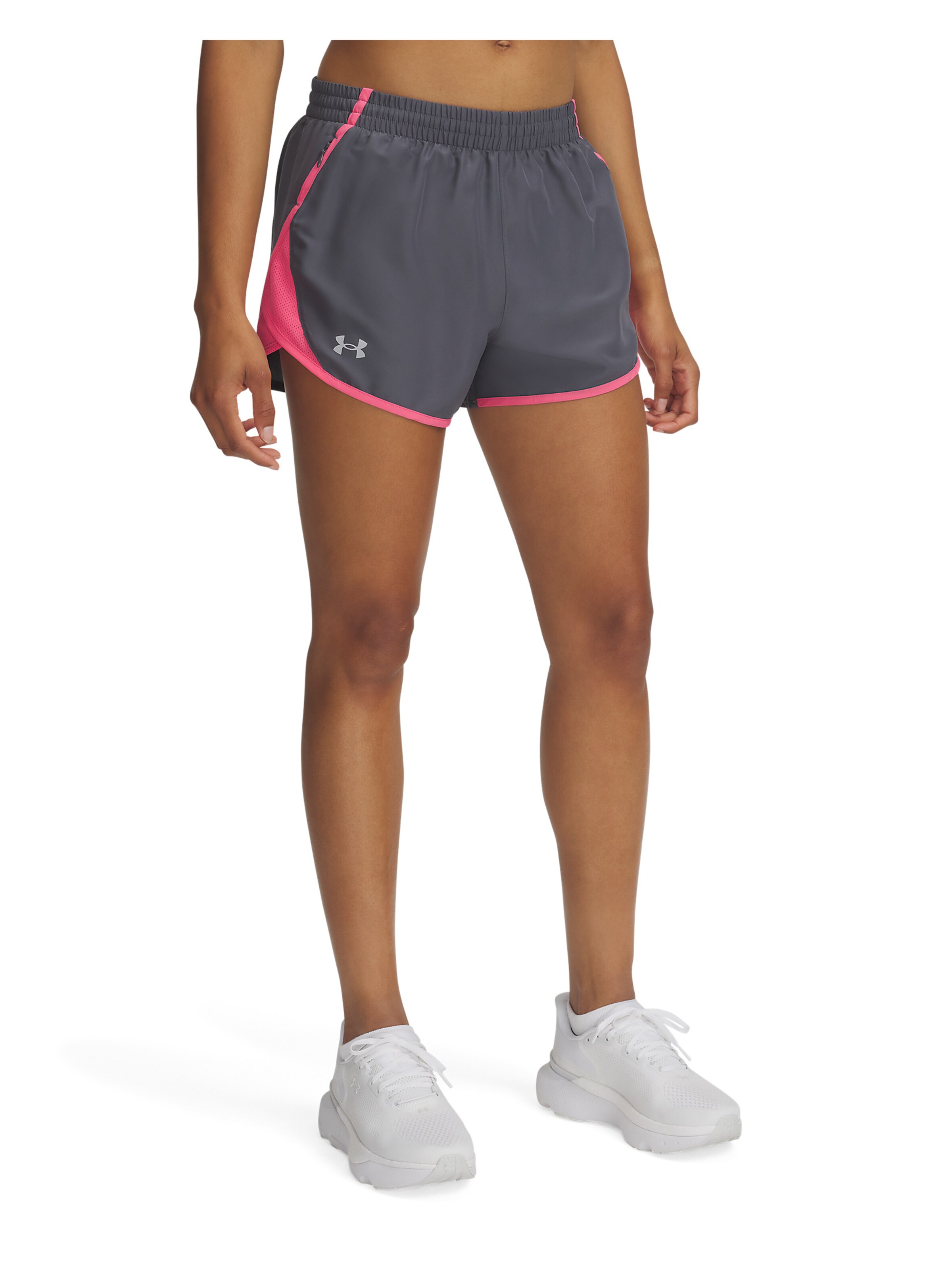 UNDER ARMOUR Regular Sports trousers 'Fly By 3' in Grey: front