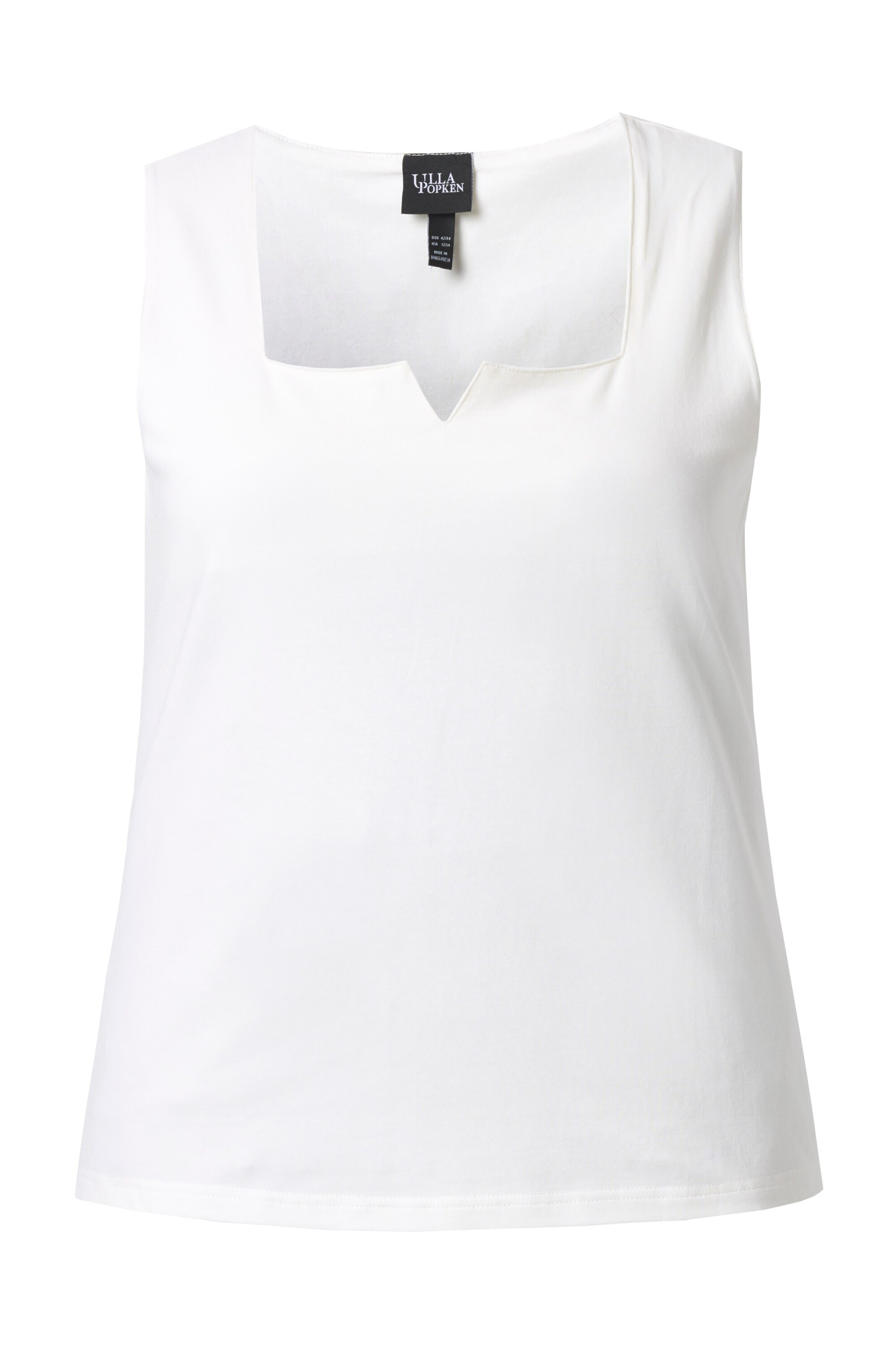 Ulla Popken Shirt in Weiß: Vorderseite