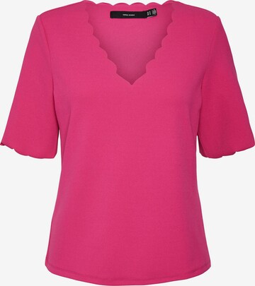 VERO MODA Shirt 'Wendy' in Pink: front