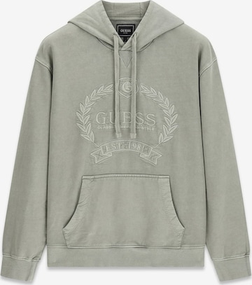 GUESS Sweatshirt 'Tyler' in Grün: Vorderseite