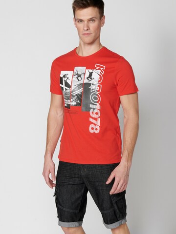KOROSHI T-Shirt in Rot