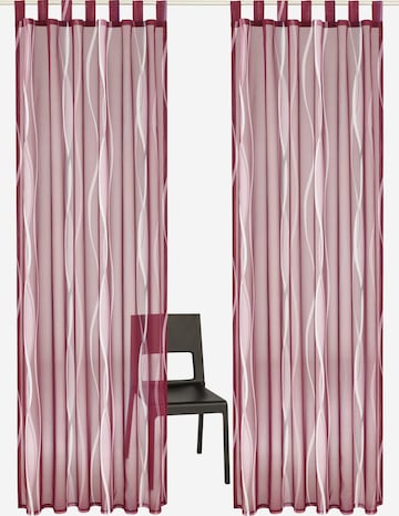 MY HOME Curtains & Drapes in Red: front