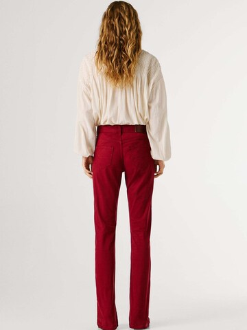 Pepe Jeans Flared Pants in Red