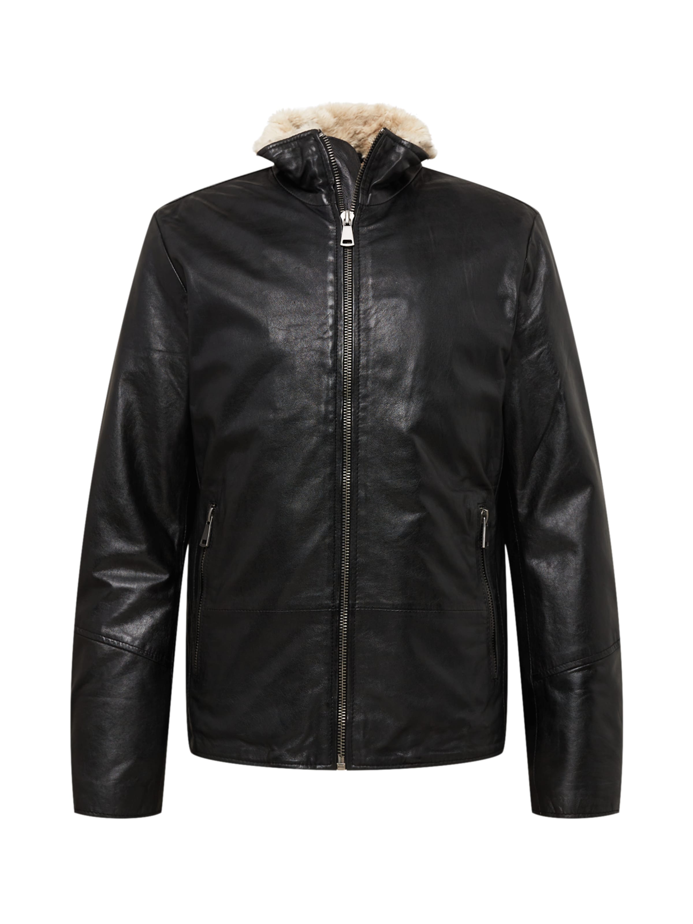 FREAKY NATION Демисезонная куртка 'Raik' в Черный: спереди