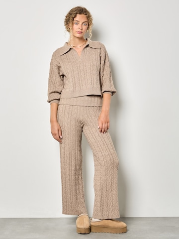 Apricot Wide leg Broek in Beige