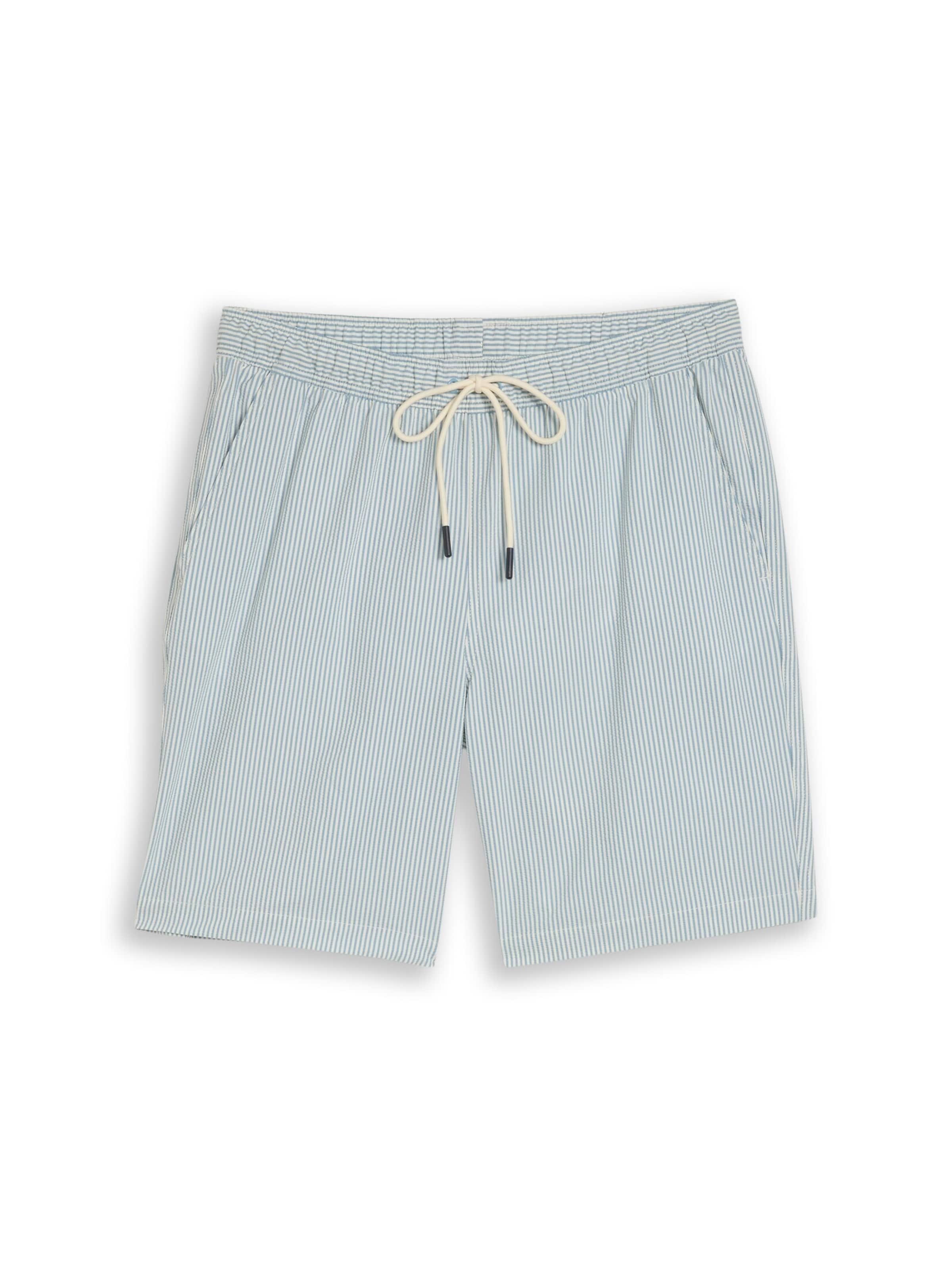 TOM TAILOR Shorts de bain en bleu clair, Vue avec produit