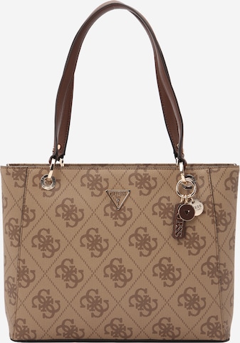 GUESS Nakupovalna torba 'Noelle II' | rjava barva: sprednja stran
