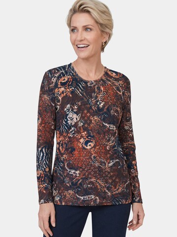 T-shirt Goldner en marron : devant