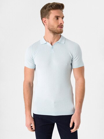 T-Shirt Moxx Paris en bleu : devant