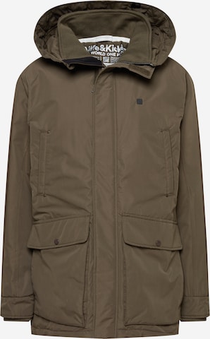 Alife and Kickin Parka 'Ron' in Braun: front