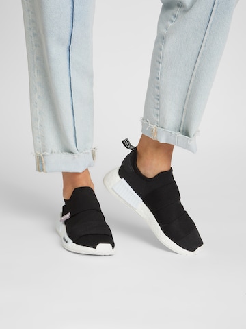 Sneaker low 'Nmd_R1' de la ADIDAS ORIGINALS pe negru: față