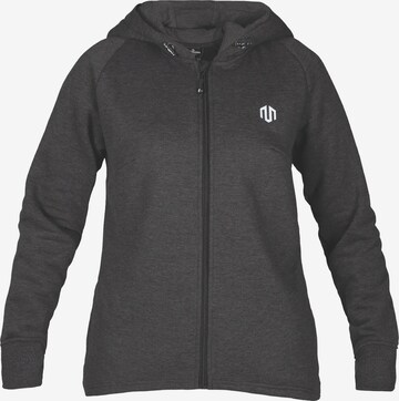 MOROTAI - Sudadera con cremallera deportiva 'Naka' en gris: frente