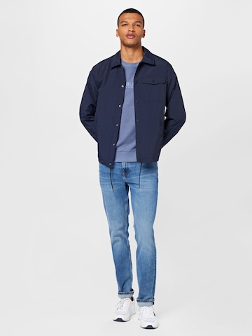 BURTON MENSWEAR LONDON Prehodna jakna | modra barva