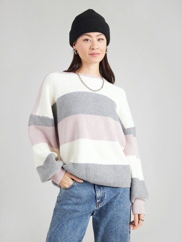 Pull-over oversize 'Mina' ABOUT YOU en mélange de couleurs : devant