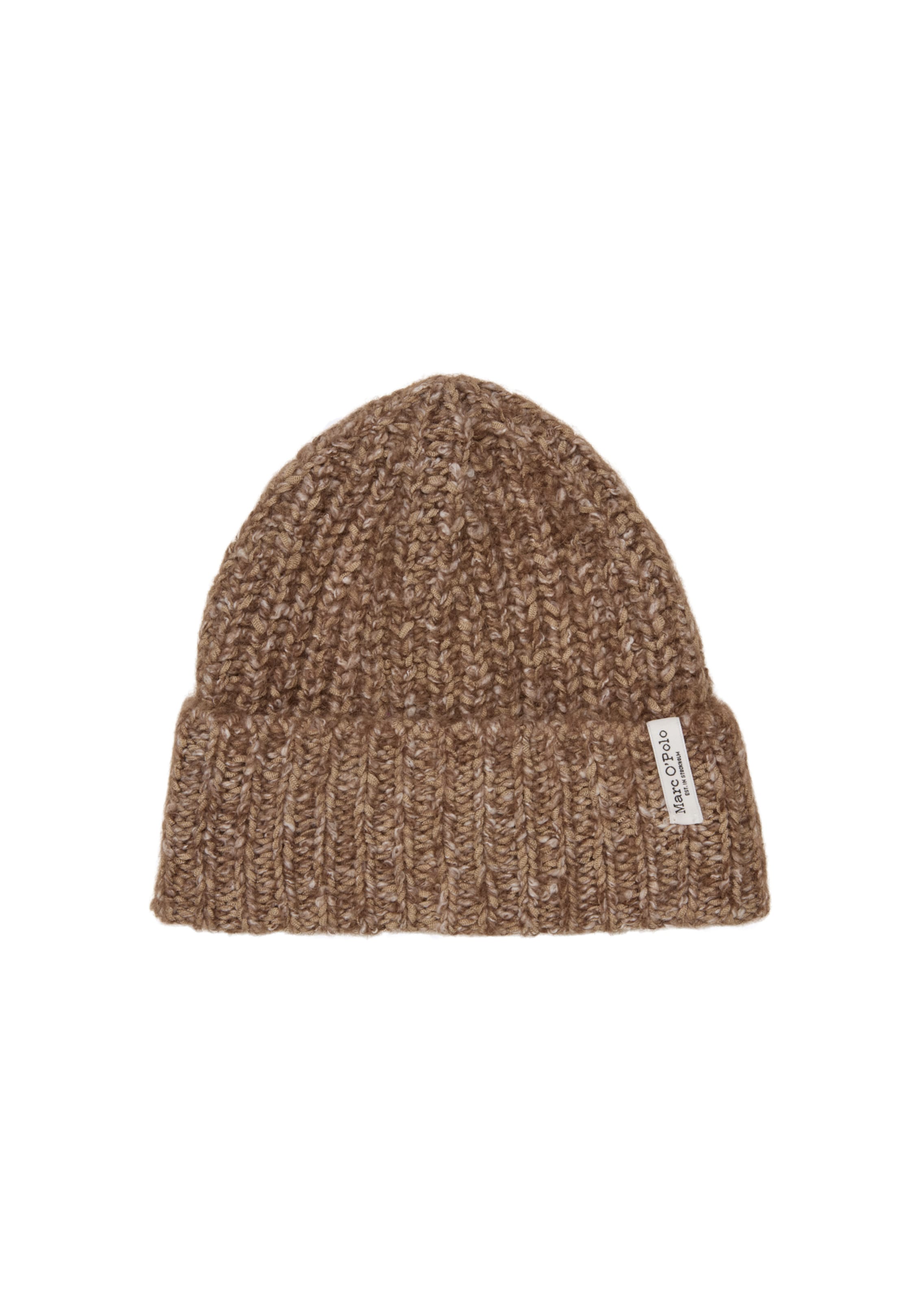 Marc O'Polo Beanie in Brown: front