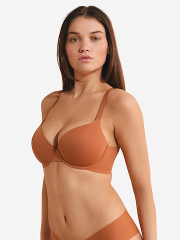 Classico Reggiseno 'Pure Invisible' di ETAM in arancione: frontale