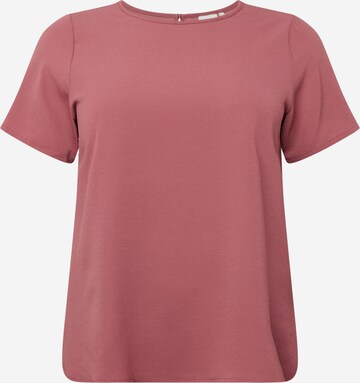 ONLY Carmakoma Bluse 'VICA' in Pink: predná strana