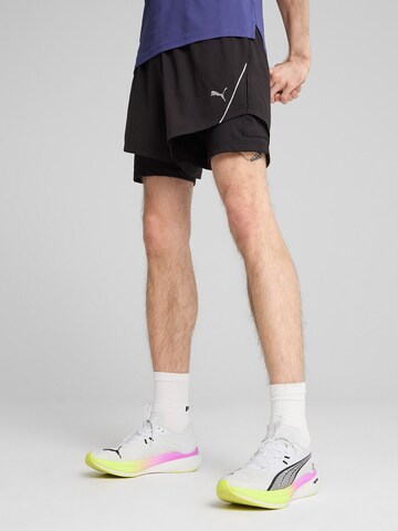 PUMA Regular Sportshorts 'Ultraweave 5' in Schwarz: Vorderseite
