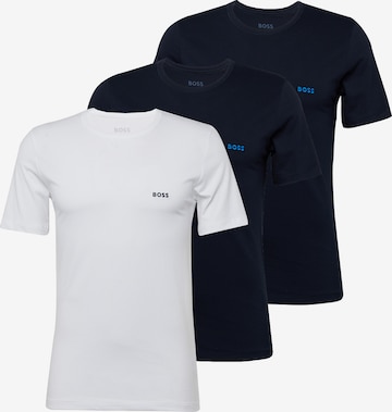 BOSS Black T-Shirt in Blau: predná strana