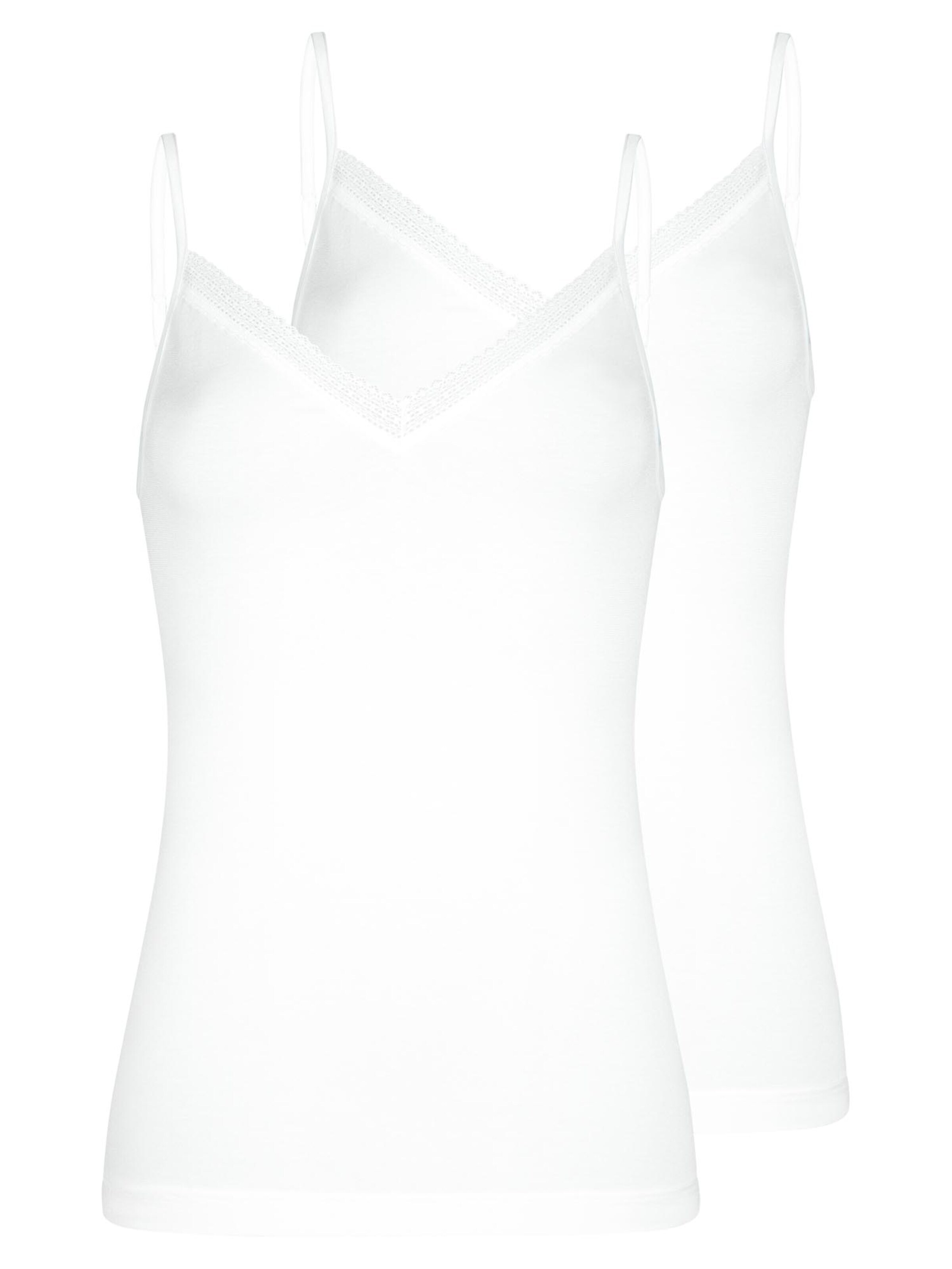 Mey Undershirt 'Modal Lace' in White: front