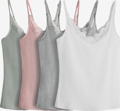 The Set Top u siva / pastelno zelena / prljavo roza / bijela, Pregled proizvoda