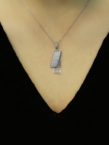 EinStein Diamant Kette‌‌‌‌‌‌‌‌‌ in Silber