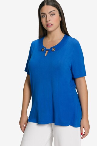 Ulla Popken Shirt in Blauw: voorkant