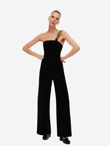 NOCTURNE Jumpsuit in Schwarz: predná strana