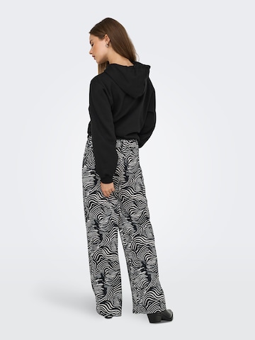 JDY Wide leg Trousers 'JDYDEBBIE' in Black