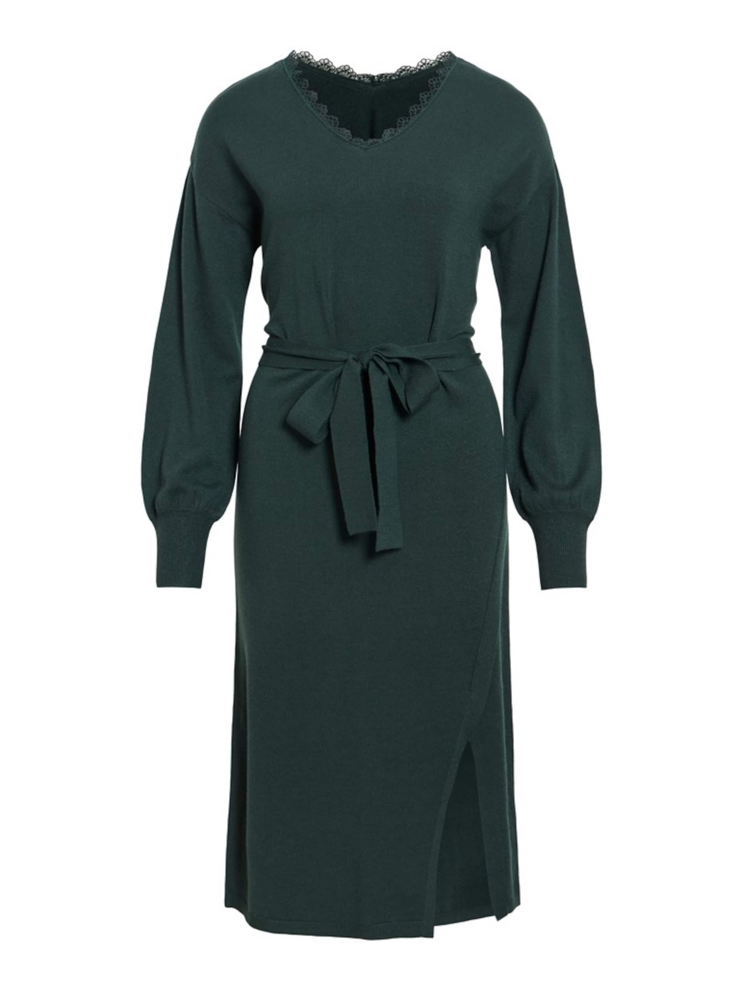 VILA Vestido de punto 'VIRICKY' en XS en verde oscuro, Vista del producto