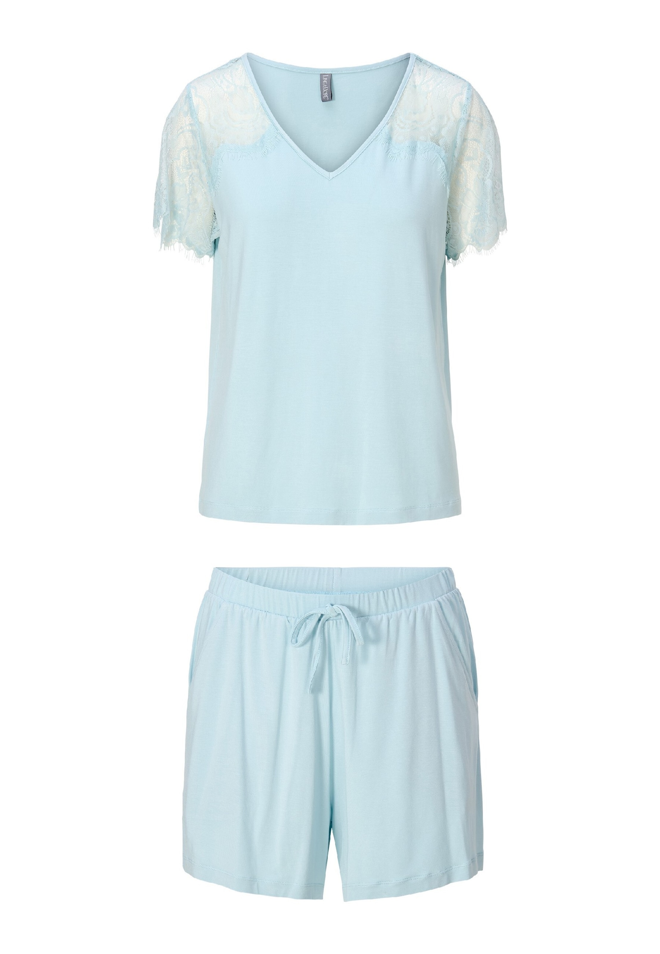 LingaDore - Pijama en azul: frente