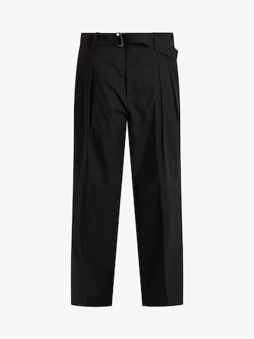 Regular Pantalon à pince Yes London en noir