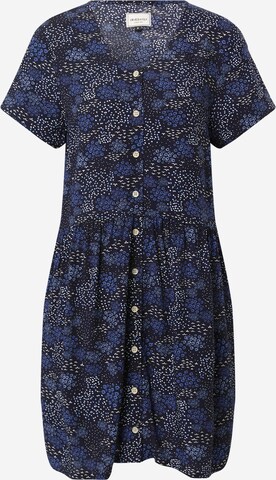 Robe-chemise 'Flowerbirds' Iriedaily en bleu : devant