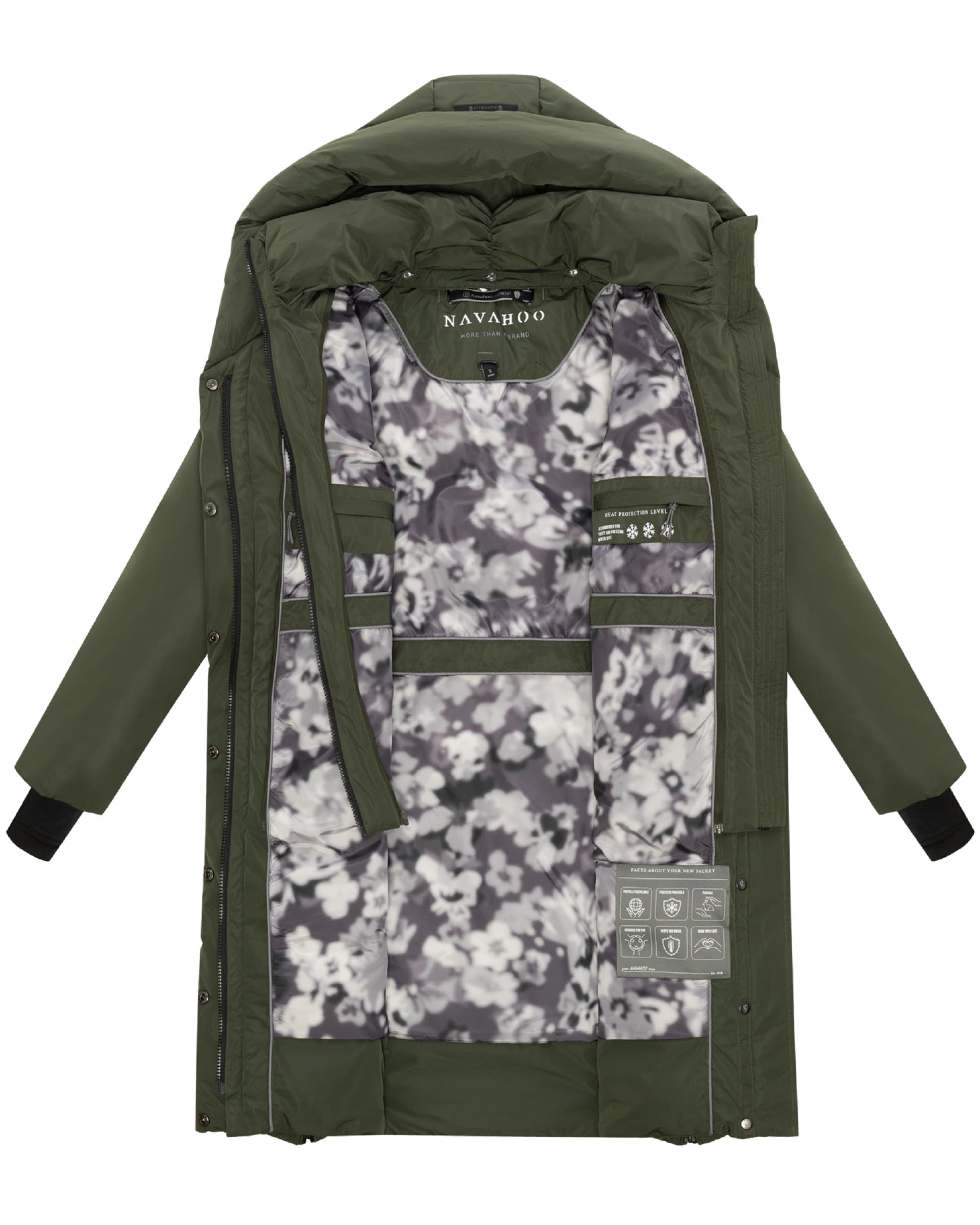NAVAHOO Télikabátok 'Laubzauber 14' - zöld