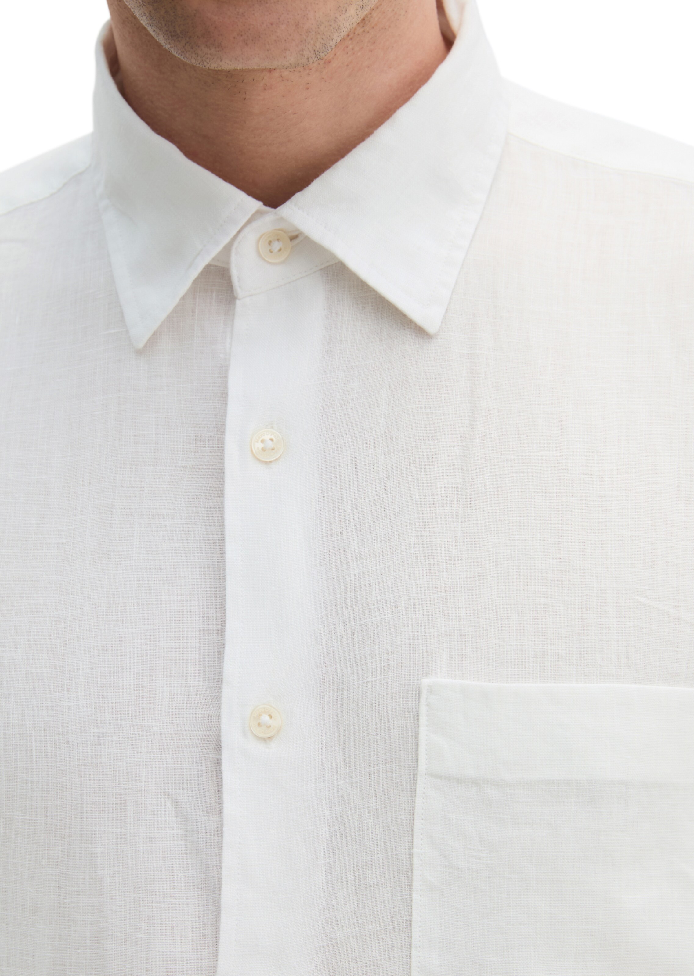 Marc O'Polo Regular fit Button Up Shirt in White