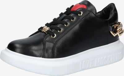 Love Moschino Niske tenisice u zlatna / crvena / crna, Pregled proizvoda