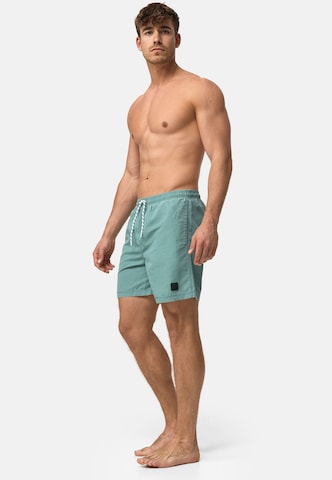 INDICODE JEANS Zwemshorts 'Ace' in Groen