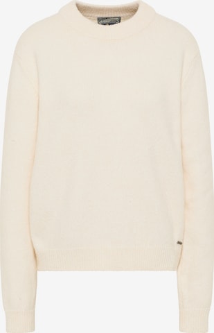 DreiMaster Vintage Sweater in White: front