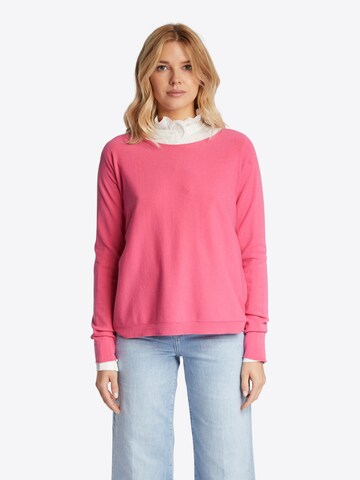 Pull-over Rich & Royal en rose : devant