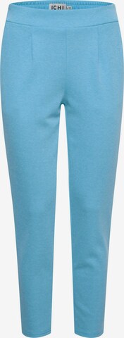 Skinny Pantaloni con pieghe 'KATE' di ICHI in blu: frontale