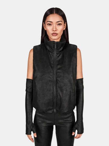 Giacca di mezza stagione 'NOIR LINE Vest - V27939' di Made By Society in nero: frontale