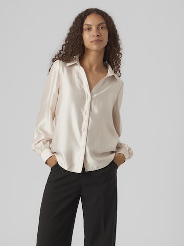 VERO MODA Blouse in Beige: voorkant