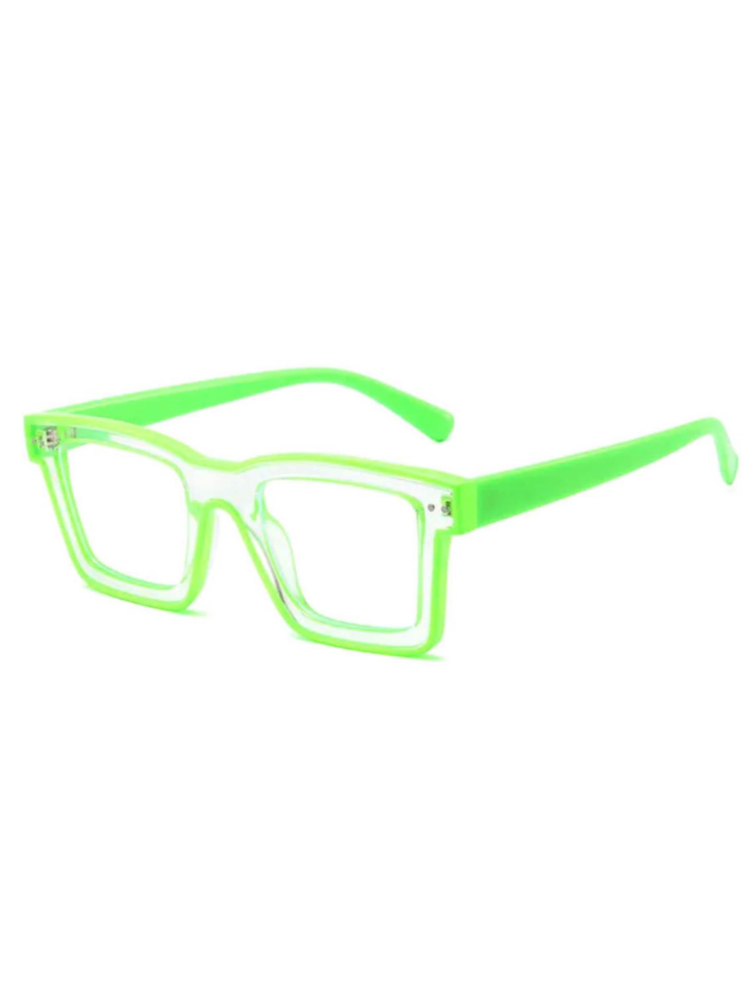VEYREY Sunglasses 'Twinklepond' in Green: front